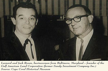 Gründer von Cape Coral Brüder Leonard und Jack Rosen